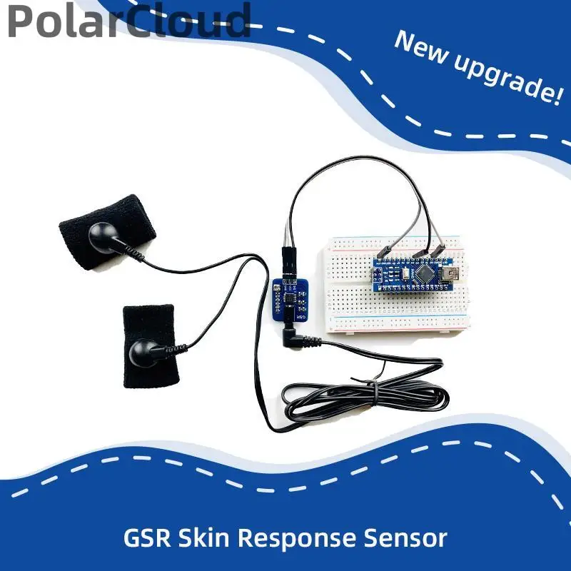 Электродатчик GSR Skin, измеритель сопротивления кожи, электрокомплект для анализа реакций, микроконтроллер
Электродатчик GSR Skin, измеритель сопротивления кожи, электрокомплект для анализа реакций, микроконтроллер