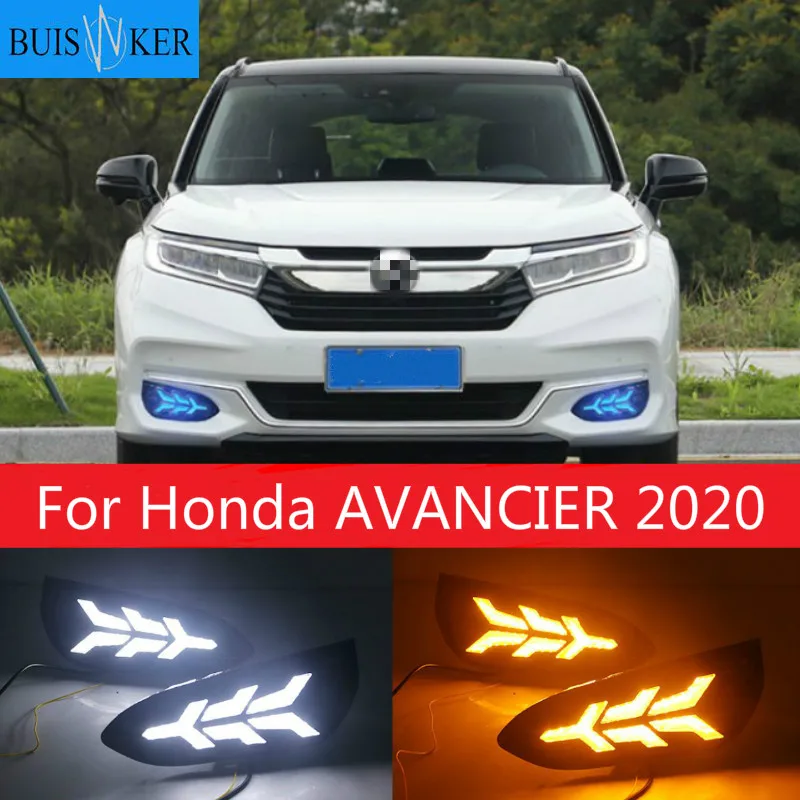 1 Set For Honda AVANCIER 2020 DRL Daytime Running Lights Daylight 12V ABS Fog Lamp Cover With Turn Yellow Signal Light
1 Set For Honda AVANCIER 2020 DRL Daytime Running Lights Daylight 12V ABS Fog Lamp Cover With Turn Yellow Signal Light