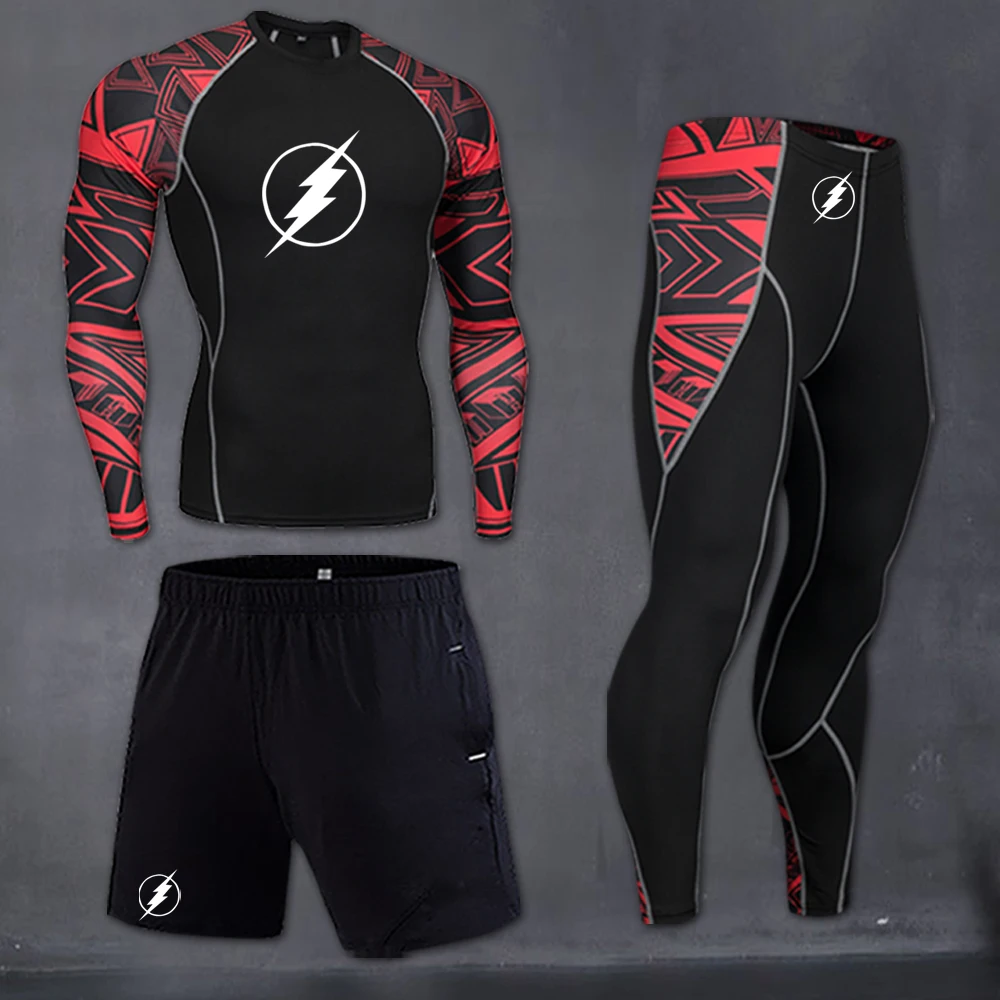 New brand fashion men's clothing sportswear gym fitness compression clothing running suit sports outdoor jogging tight 3 Pcs
New brand fashion men's clothing sportswear gym fitness compression clothing running suit sports outdoor jogging tight 3 Pcs