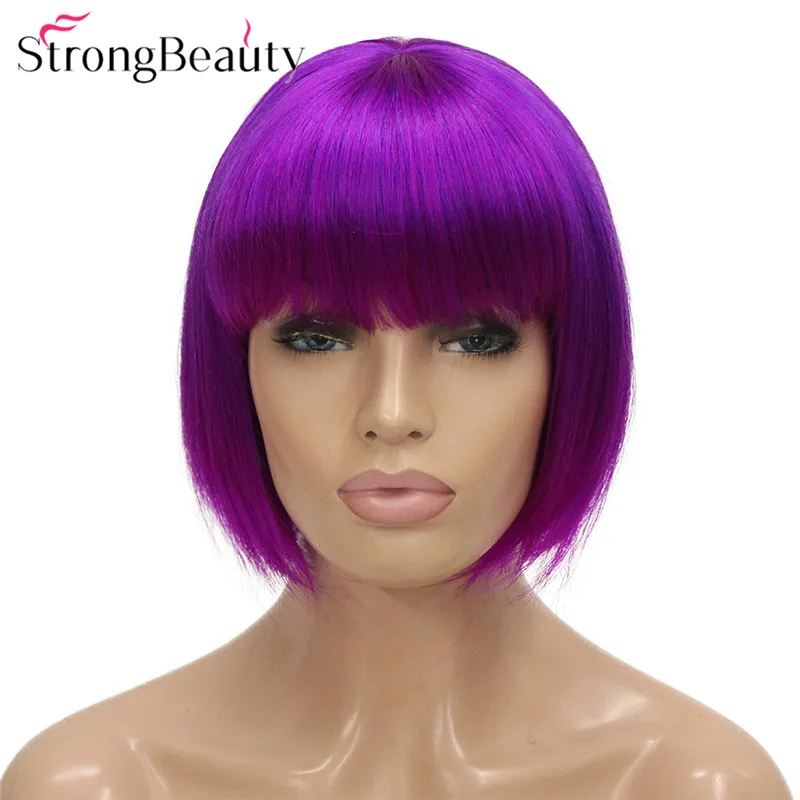 StrongBeauty Short Straight Bob Wig Synthetic Cute Women's Party Cosplay Wig Green Pink Purple Hair
StrongBeauty Short Straight Bob Wig Synthetic Cute Women's Party Cosplay Wig Green Pink Purple Hair
