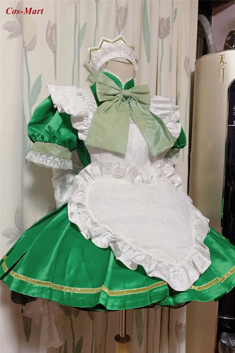 Cos-Mart Anime Tokyo Mew Mew Midorikawa Retasu Cosplay Costume Green Maid Dress Activity Party Role Play Clothing Custom-Make
Cos-Mart Anime Tokyo Mew Mew Midorikawa Retasu Cosplay Costume Green Maid Dress Activity Party Role Play Clothing Custom-Make