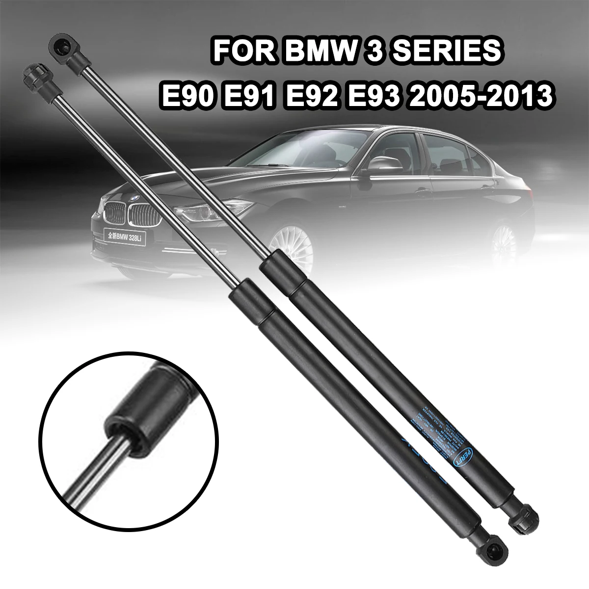 2pcs Car Front Bonnet Hood Lift Gas Shock Struts Bar Car Support Rod For BMW 3 Series E90 E91 E92 E93 2005-2013
2pcs Car Front Bonnet Hood Lift Gas Shock Struts Bar Car Support Rod For BMW 3 Series E90 E91 E92 E93 2005-2013