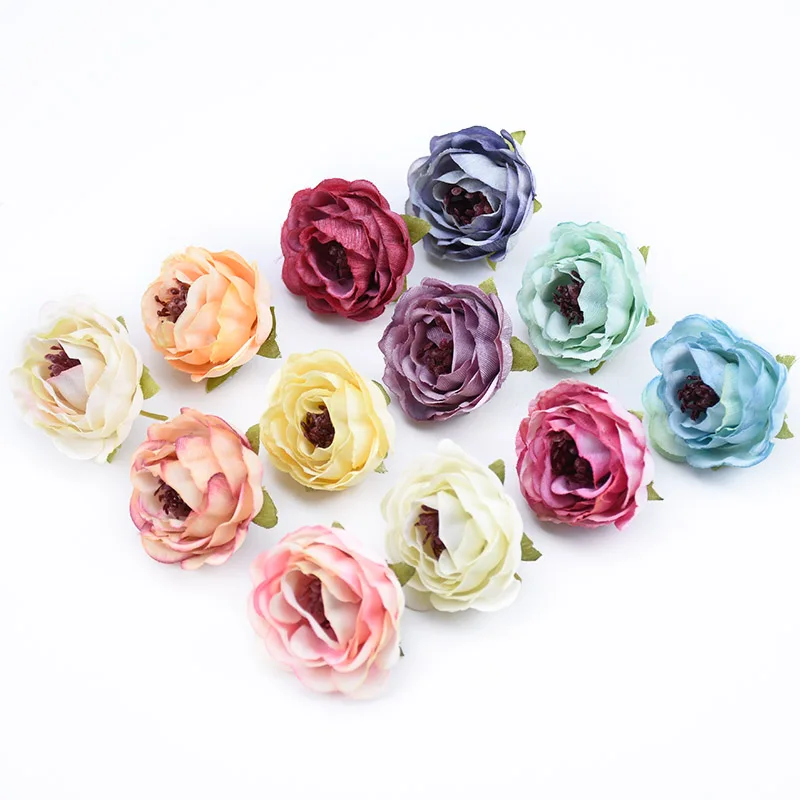 100Pcs 4Cm Silk Peonies Roses Heads Christmas Wedding Home Decor Diy Gifts Candy Box Artificial Flowers for Decoration Brooch
100Pcs 4Cm Silk Peonies Roses Heads Christmas Wedding Home Decor Diy Gifts Candy Box Artificial Flowers for Decoration Brooch