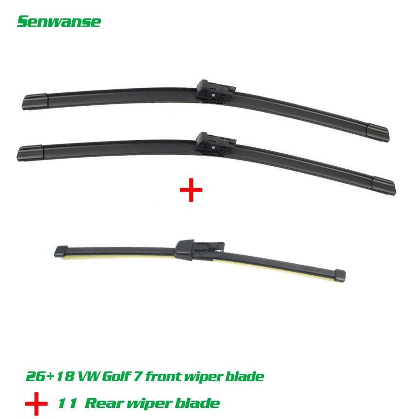 Senwanse Front and rear Wiper Blades For Volkswagen Golf MK 7 2012- 2018 Windshield Windscreen wiper 26"+18"+10"
Senwanse Front and rear Wiper Blades For Volkswagen Golf MK 7 2012- 2018 Windshield Windscreen wiper 26"+18"+10"