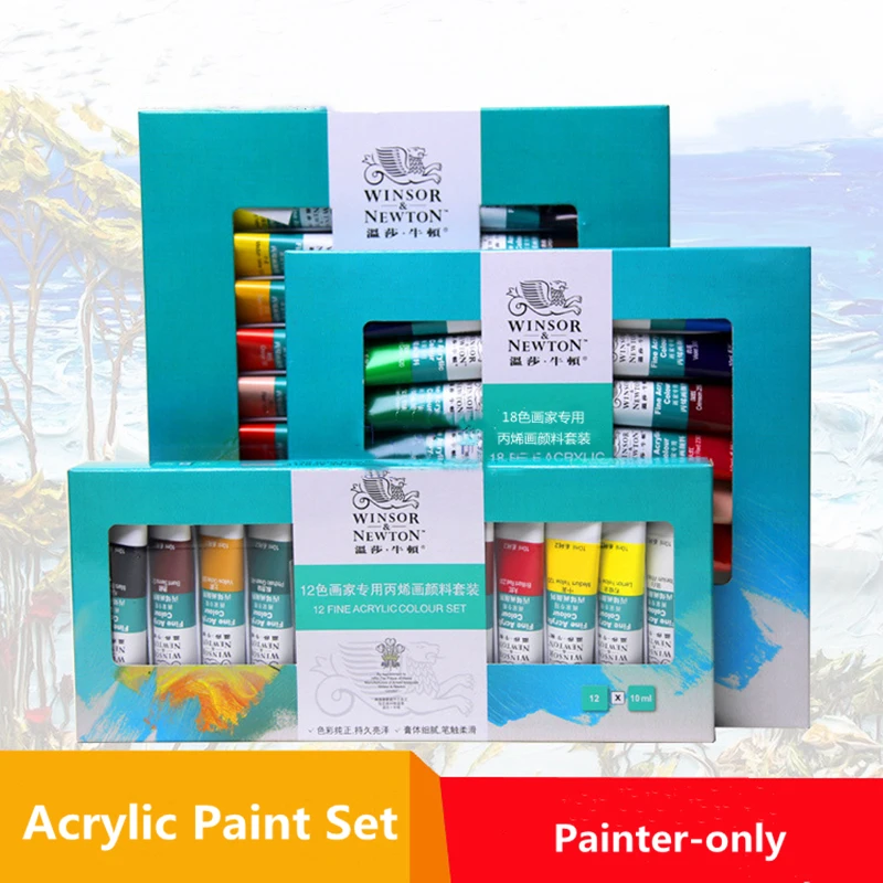 10ml 12/18/24 Colors Professional Acrylic Paints Set Hand Painted Wall Painting Textile Paint Brightly Colored Art Supplies
10ml 12/18/24 Colors Professional Acrylic Paints Set Hand Painted Wall Painting Textile Paint Brightly Colored Art Supplies