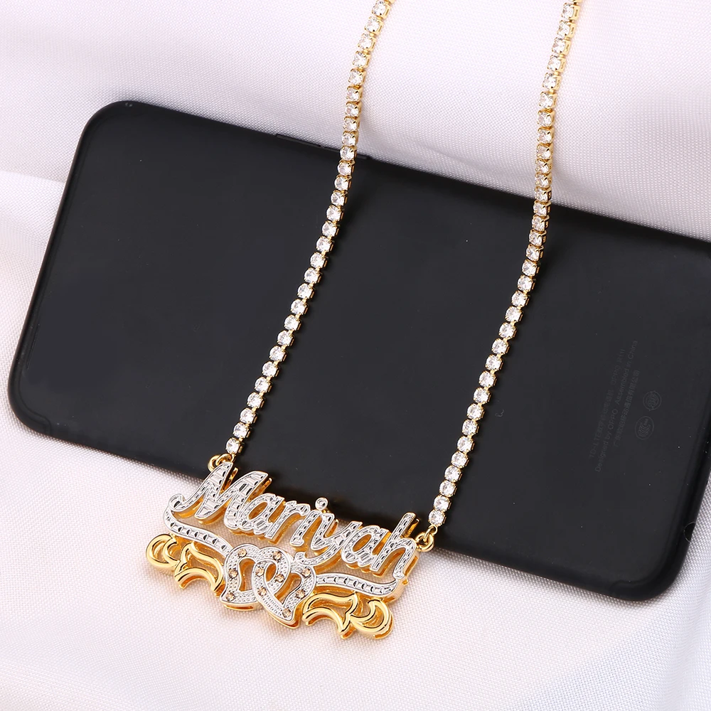 2021 Double Plated Custom Nameplate Necklace-Birthstone Necklace-3D Name Necklace Personalized Gifts For Women,Christmas Gifts
2021 Double Plated Custom Nameplate Necklace-Birthstone Necklace-3D Name Necklace Personalized Gifts For Women,Christmas Gifts