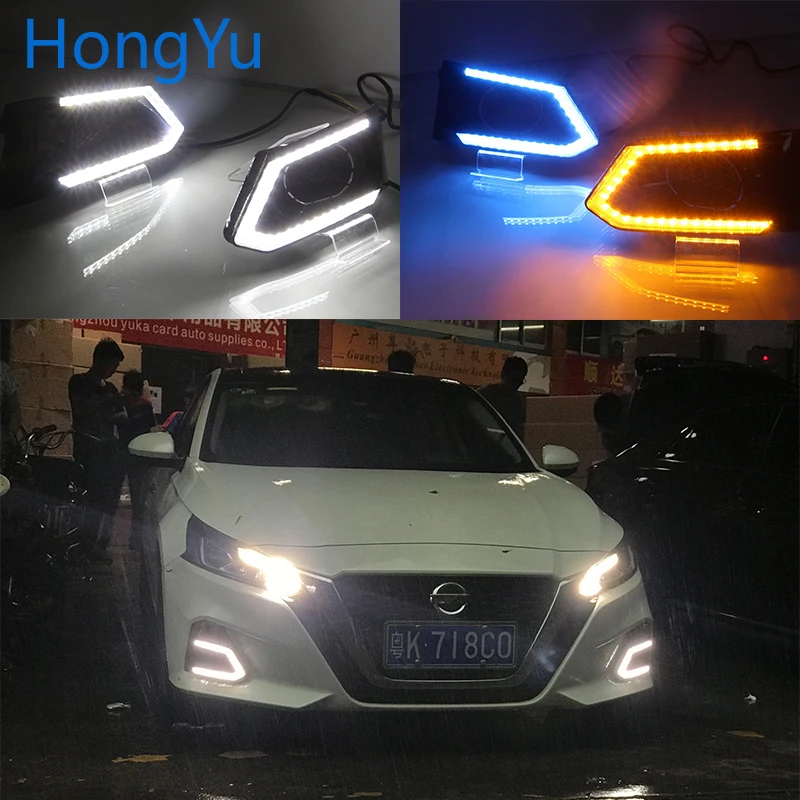 For Nissan Teana Altima 2019 white blue and Yellow Turn Signal Function Car DRL LED Daytime Running Light Fog Lamp Bulb
For Nissan Teana Altima 2019 white blue and Yellow Turn Signal Function Car DRL LED Daytime Running Light Fog Lamp Bulb