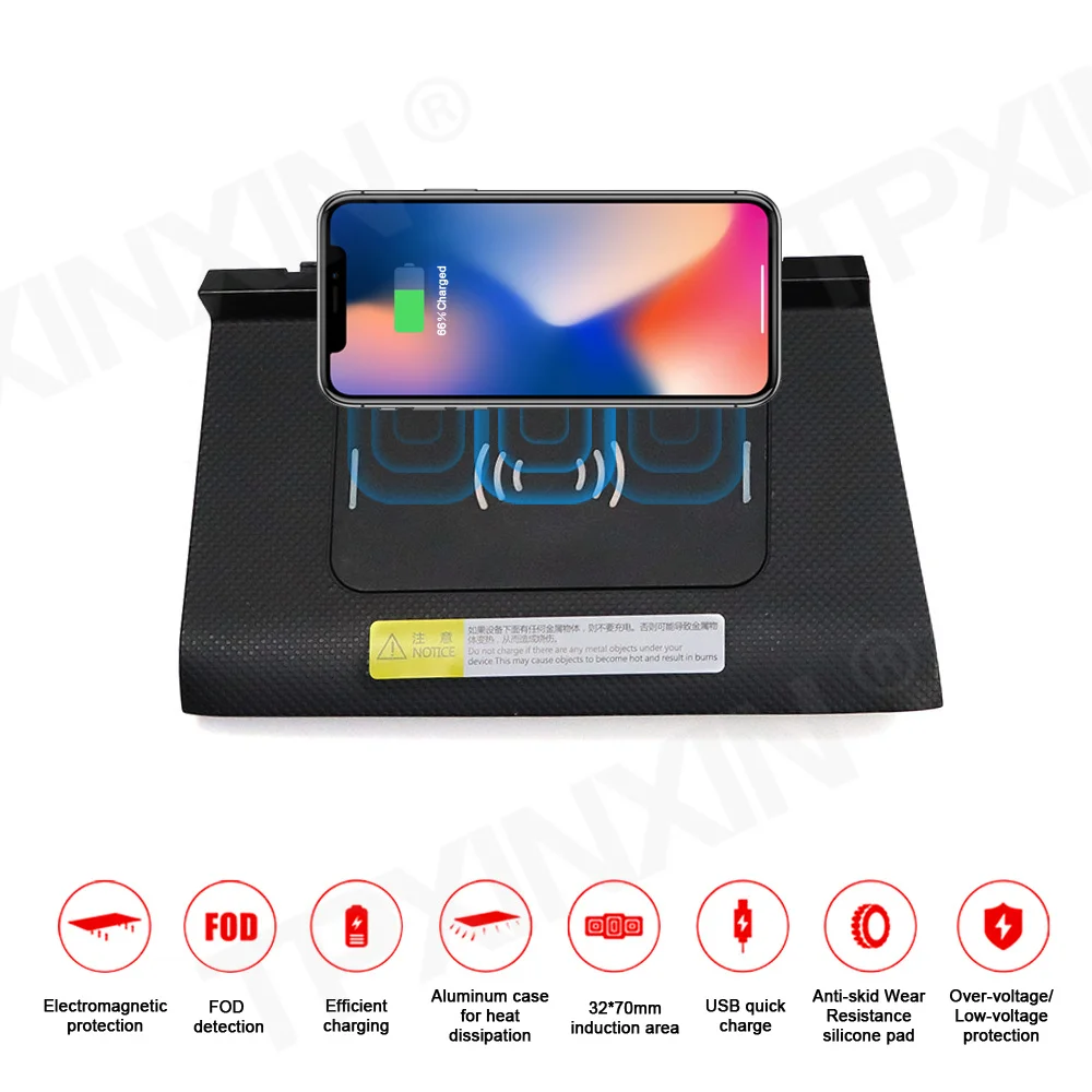 QI Car Wireless Charger For Volkswagen Tiguan L 2016 2017 2018 Infrared Fast Wireless Charging Car Phone Holder For Iphone
QI Car Wireless Charger For Volkswagen Tiguan L 2016 2017 2018 Infrared Fast Wireless Charging Car Phone Holder For Iphone