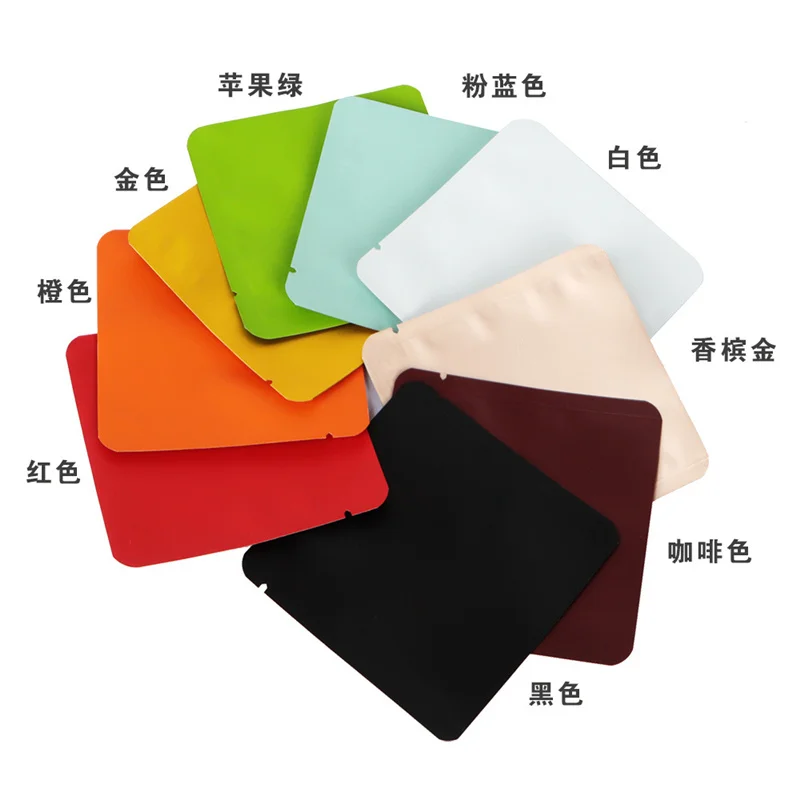 3000Pcs/Lot 8.5x8.5cm Colorful Aluminum Foil Tea Packaging Bag Heat-Sealed Food Bags Separate Storage Bag Factory Wholesale
3000Pcs/Lot 8.5x8.5cm Colorful Aluminum Foil Tea Packaging Bag Heat-Sealed Food Bags Separate Storage Bag Factory Wholesale