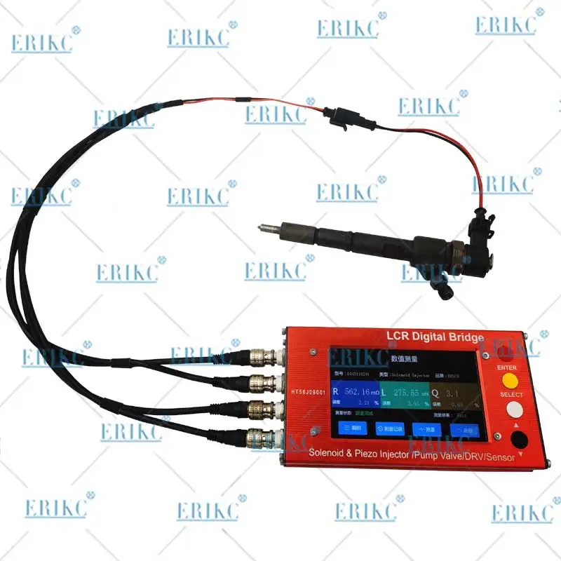 ERIKC Digital LCR Brige Common Rail Injector Pump ZME DRV Valves and Sensor Tester Tool Multifunction Tools
ERIKC Digital LCR Brige Common Rail Injector Pump ZME DRV Valves and Sensor Tester Tool Multifunction Tools