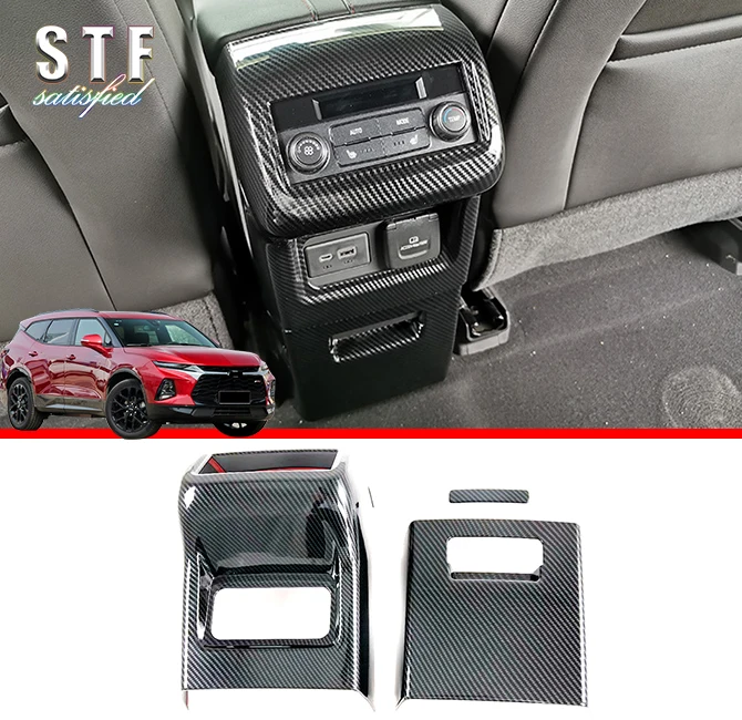 Carbon Fiber Style Rear Air-Condition Vent Outlet Full Cover Trim For Chevrolet Blazer 2019 2020 Car Accessories Stickers
Carbon Fiber Style Rear Air-Condition Vent Outlet Full Cover Trim For Chevrolet Blazer 2019 2020 Car Accessories Stickers