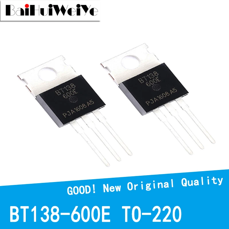 10PCS/LOT BT138-600E BT138 12A 600V BT138-600 TO-220 MOSFET P-Channel Field Effect New Good Quality Chipset
10PCS/LOT BT138-600E BT138 12A 600V BT138-600 TO-220 MOSFET P-Channel Field Effect New Good Quality Chipset