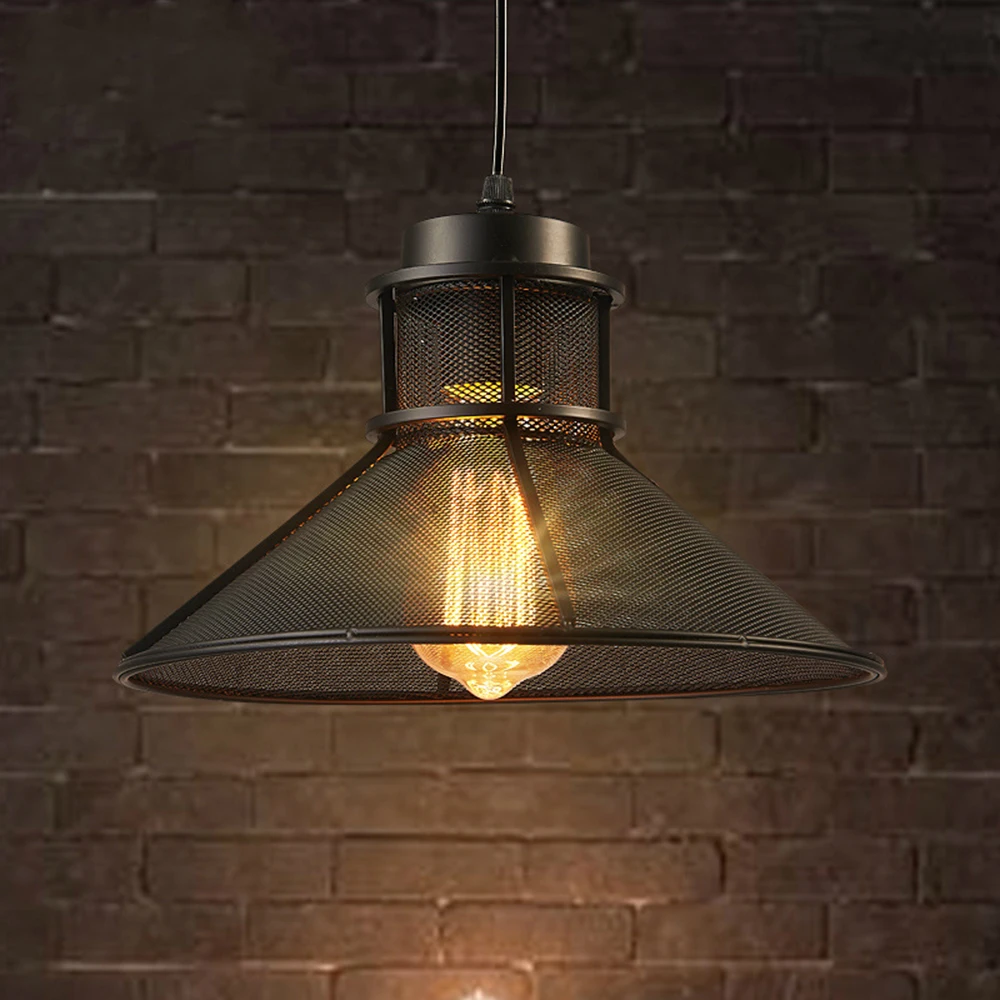 Vintage Industrial Pendant Light Retro Wrought Iron Hanging Lamp for Bar Restaurant Warehouse Balcony Corridor Chandelier
Vintage Industrial Pendant Light Retro Wrought Iron Hanging Lamp for Bar Restaurant Warehouse Balcony Corridor Chandelier