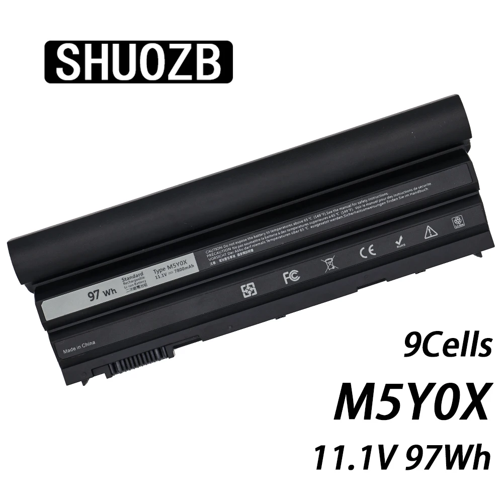Laptop Battery M5Y0X For DELL Latitude E6430 E6420 E6520 E5420 E5520 E5530 E5430 71R31 NHXVW X57F1 T54F3 T54FJ 8858X 11.1V 97Wh
Laptop Battery M5Y0X For DELL Latitude E6430 E6420 E6520 E5420 E5520 E5530 E5430 71R31 NHXVW X57F1 T54F3 T54FJ 8858X 11.1V 97Wh