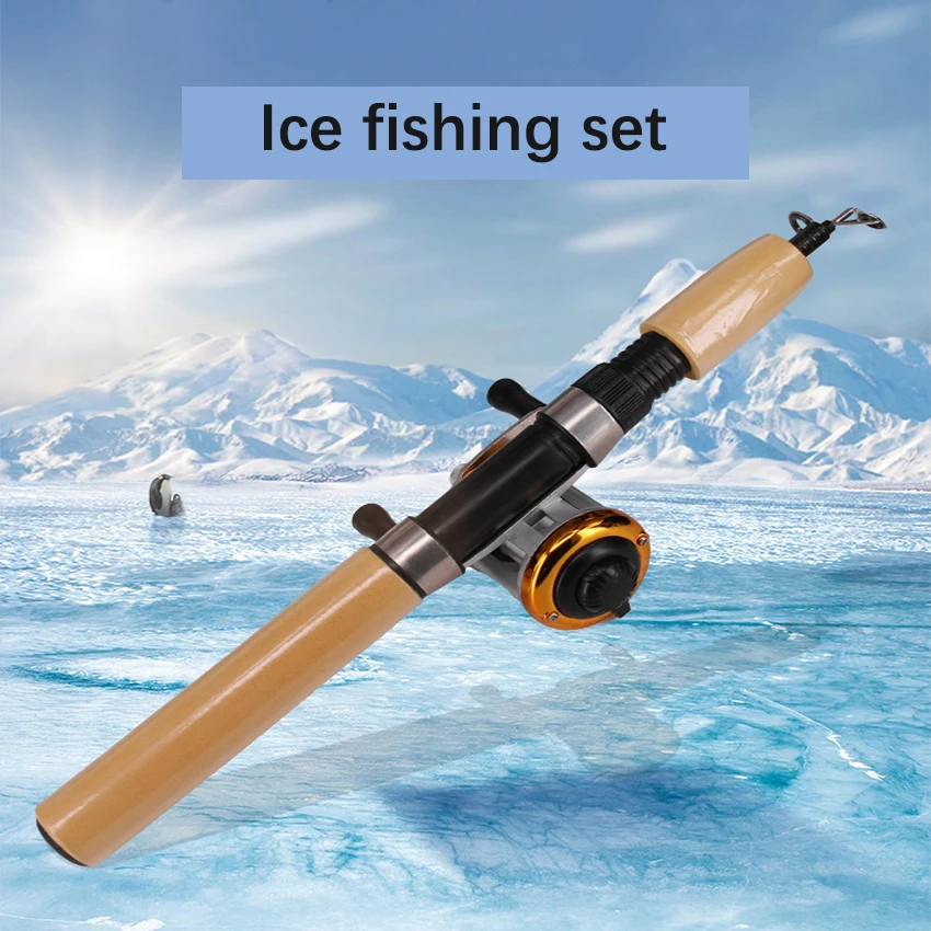 LEDAOFISH Winter Fishing Rods Combo Ice Fishing Rod with Fishing Reel and Line Outdoor Portable Spinning Casting Fishing Reel Ta
LEDAOFISH Winter Fishing Rods Combo Ice Fishing Rod with Fishing Reel and Line Outdoor Portable Spinning Casting Fishing Reel Ta