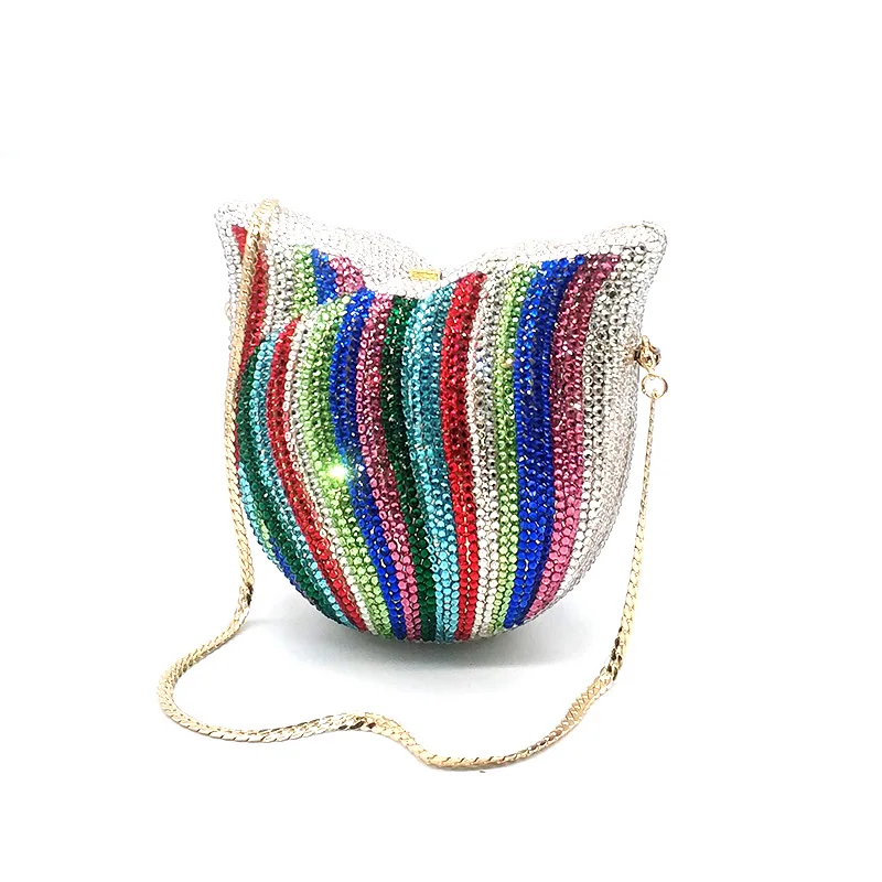 Ladies top design Bridal wedding party purse women evening party accessories colorful crystal clutches small crystal purse
Ladies top design Bridal wedding party purse women evening party accessories colorful crystal clutches small crystal purse