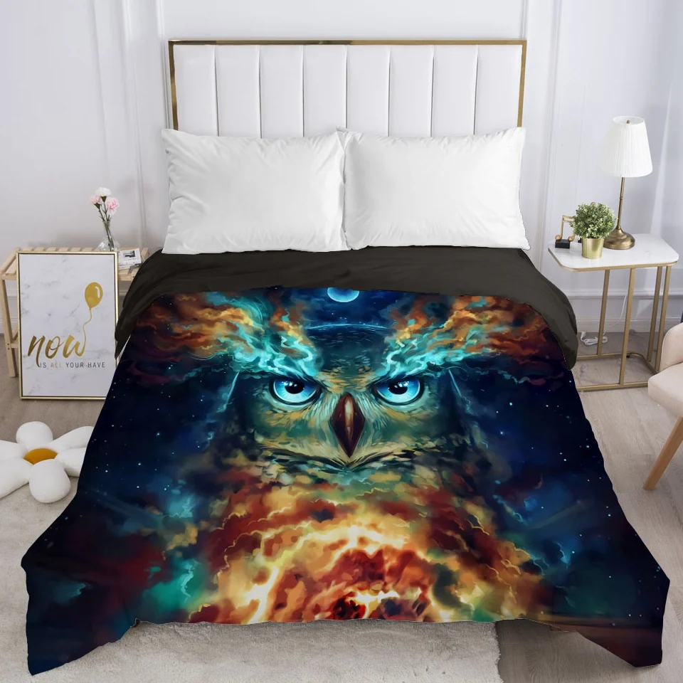 1pc owl Animal Duvet cover Double/Queen/King/220x240 for 90/135/150 Bed 3D Comforter/Quilt/Blanket Cover with Zipper Bedding
1pc owl Animal Duvet cover Double/Queen/King/220x240 for 90/135/150 Bed 3D Comforter/Quilt/Blanket Cover with Zipper Bedding