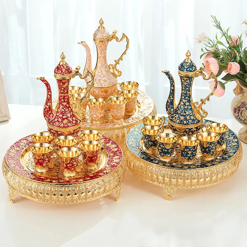 The New Wine Set Liquor Tray Department Gift Court Upscale Metal Pattern Jug Wine Set whiskey glass
The New Wine Set Liquor Tray Department Gift Court Upscale Metal Pattern Jug Wine Set whiskey glass