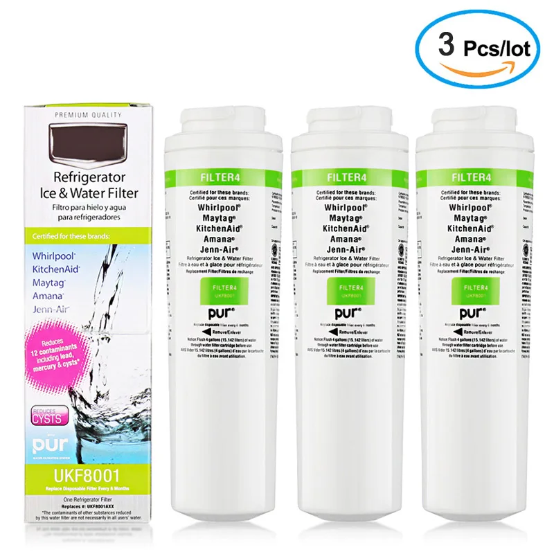 Фильтр для воды UKF8001, замена для UKF8001P, UKF8001AXX, EDR4RXD1, Puriclean II. NSF 53 и 42 (3 шт. в упаковке)
Фильтр для воды UKF8001, замена для UKF8001P, UKF8001AXX, EDR4RXD1, Puriclean II. NSF 53 и 42 (3 шт. в упаковке)