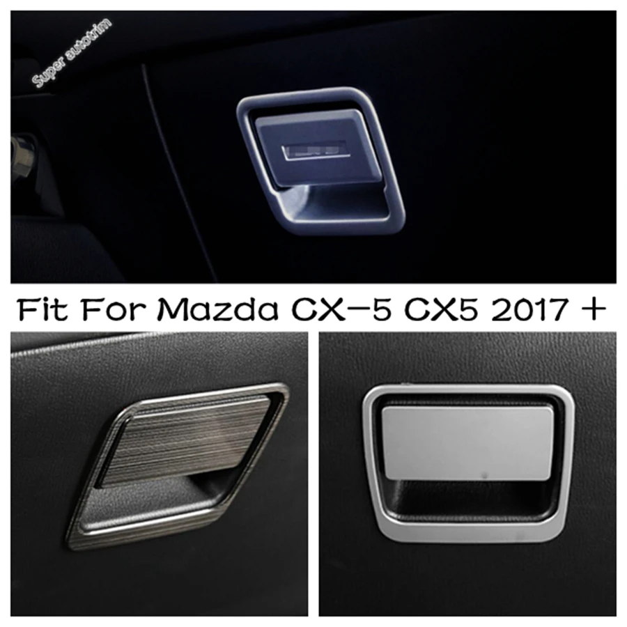 Co-pilot Glove Storage Box Handle Panel Cover Trim For Mazda CX-5 CX5 2017 - 2022 Matte / Carbon Fiber / Black / Silver Interior
Co-pilot Glove Storage Box Handle Panel Cover Trim For Mazda CX-5 CX5 2017 - 2022 Matte / Carbon Fiber / Black / Silver Interior