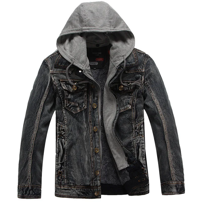 Winter Jacket Men Denim Jacket Men Fleece Thick Warm Fleece Overcoat Men Outerwear Hooded Single Breasted Chaquetas Hombre M-3XL
Winter Jacket Men Denim Jacket Men Fleece Thick Warm Fleece Overcoat Men Outerwear Hooded Single Breasted Chaquetas Hombre M-3XL