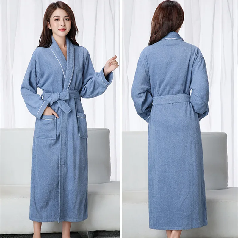 FZSLCYIYI 100% Cotton Toweling Terry Extra Long Extra Thick Robe Bath Robe Women Nightrobe Sleepwear Casual Home Bathrobe
FZSLCYIYI 100% Cotton Toweling Terry Extra Long Extra Thick Robe Bath Robe Women Nightrobe Sleepwear Casual Home Bathrobe