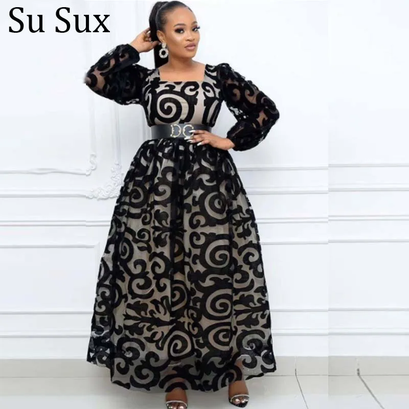 Mesh Party Maxi Dress African Clothes For Women Robe Elegant Long Sleeve African Dress Vestidos Partyclub Africaine Femme
Mesh Party Maxi Dress African Clothes For Women Robe Elegant Long Sleeve African Dress Vestidos Partyclub Africaine Femme