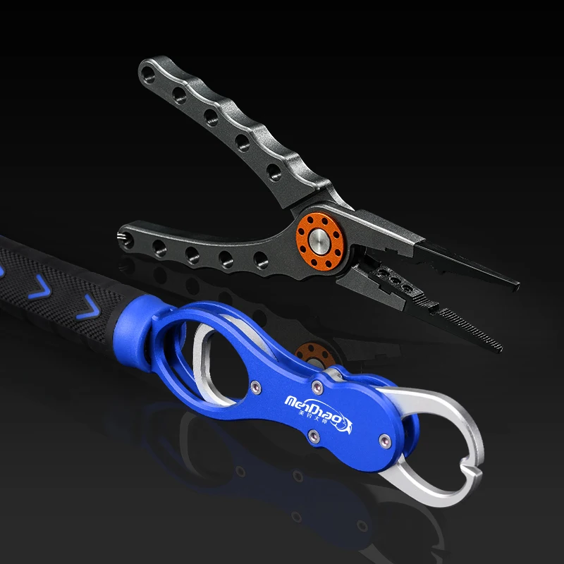 Aluminum Alloy Fishing Pliers Grip Set Scissors Hook Remover Fishing Tools Line Cutter Multifunctional Knot Fishing Equipment
Aluminum Alloy Fishing Pliers Grip Set Scissors Hook Remover Fishing Tools Line Cutter Multifunctional Knot Fishing Equipment
