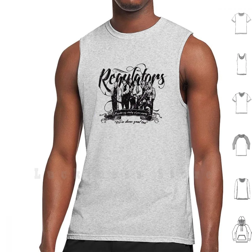 Regulators-Young Guns Tank Tops Vest 100% Cotton Young Guns Regulators Movie Charlie Sheen Estevez Kiefer Sutherland Cowboy
Regulators-Young Guns Tank Tops Vest 100% Cotton Young Guns Regulators Movie Charlie Sheen Estevez Kiefer Sutherland Cowboy