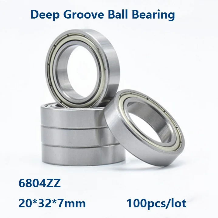 100pcs/lot 6804ZZ 6804 ZZ 6804Z 20x32x7mm Double metal cover Thin Deep Groove Ball Bearing 20*32*7 mm
100pcs/lot 6804ZZ 6804 ZZ 6804Z 20x32x7mm Double metal cover Thin Deep Groove Ball Bearing 20*32*7 mm