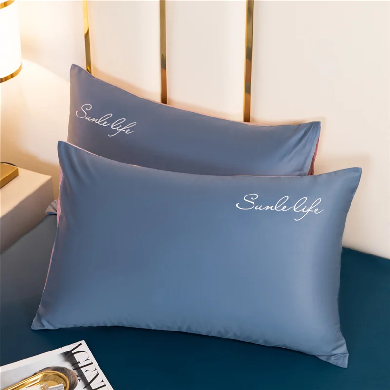 Pillow Case Solid Color Embroidered Pillow Case Pure Cotton Comfortable Super Soft Sleep Pillow Case.
Pillow Case Solid Color Embroidered Pillow Case Pure Cotton Comfortable Super Soft Sleep Pillow Case.