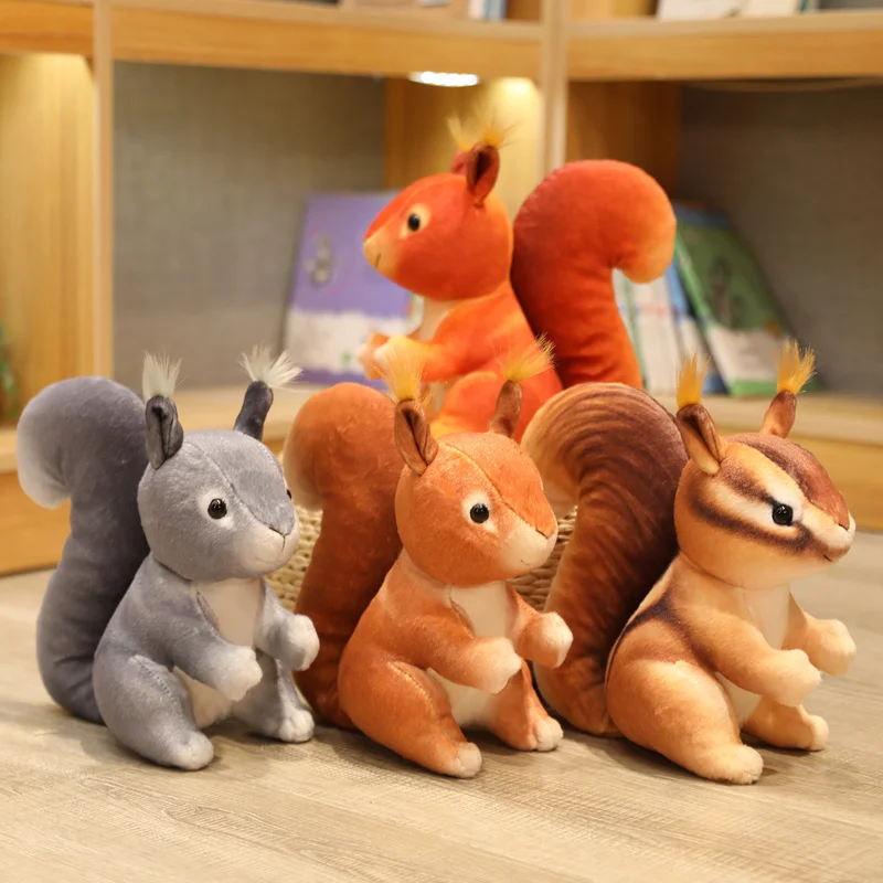 25cm 3 Colors Stuffed Toys Lovely Squirrel Simulation Animal Stuffed Plush Toy Kids Toy Decorations Birthday Gift For Children
25cm 3 Colors Stuffed Toys Lovely Squirrel Simulation Animal Stuffed Plush Toy Kids Toy Decorations Birthday Gift For Children