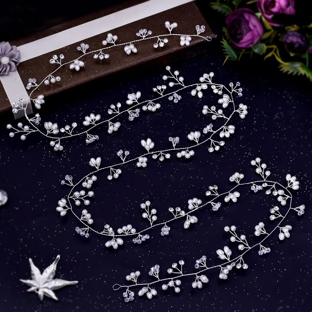 Bridal Headbands for Wedding Pearls Beaded Hair Piece Bride Headpieces Hair Jewelry Wedding Hair Accessories
Bridal Headbands for Wedding Pearls Beaded Hair Piece Bride Headpieces Hair Jewelry Wedding Hair Accessories
