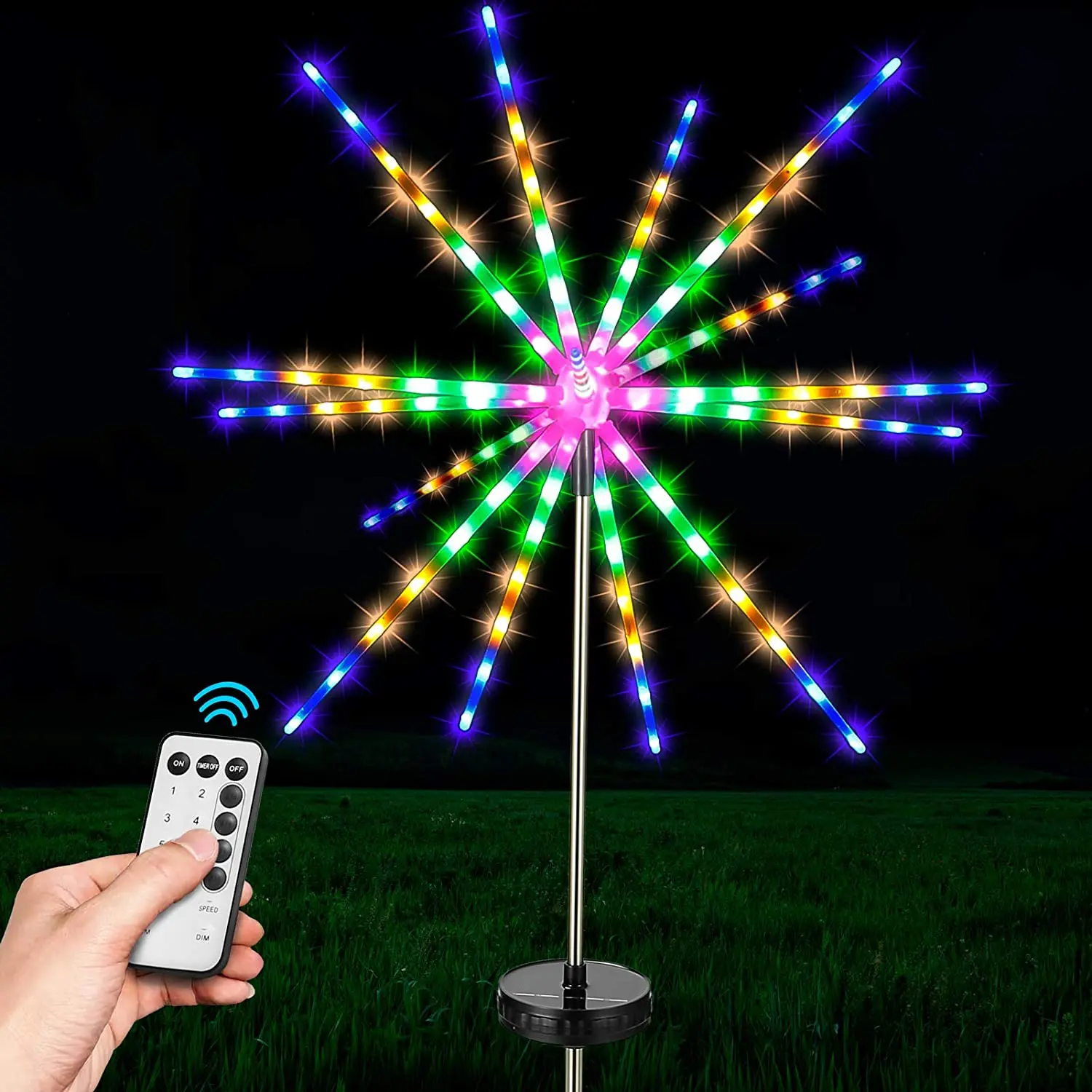 112LEDs 8Mode Timing Bright Fireworks Solar LED Light String Indoor/Outdoor Waterproof Holiday Garden Yard Decoration Light Lamp
112LEDs 8Mode Timing Bright Fireworks Solar LED Light String Indoor/Outdoor Waterproof Holiday Garden Yard Decoration Light Lamp