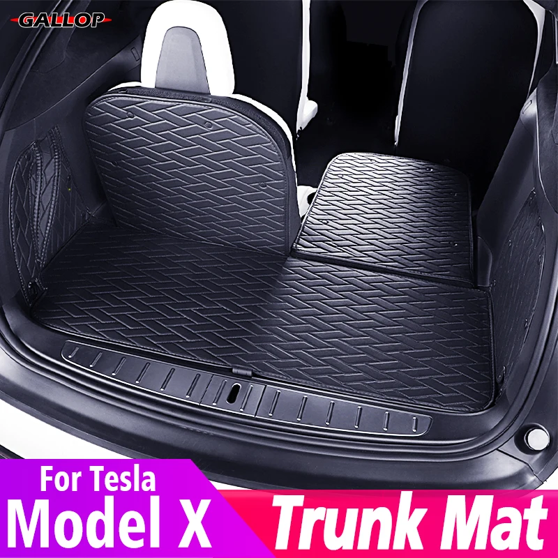 Car Leather Fully Surrounded Trunk Mat Front Rear Trunk Protective Pad Interior Decoration Accessories For Tesla 2021 Model X
Car Leather Fully Surrounded Trunk Mat Front Rear Trunk Protective Pad Interior Decoration Accessories For Tesla 2021 Model X