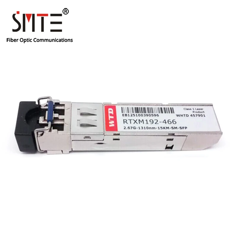 WTD RTXM192-466 Optical Transceiver SFP 2.67G Single-mode Module 1310nm 15km LC
WTD RTXM192-466 Optical Transceiver SFP 2.67G Single-mode Module 1310nm 15km LC