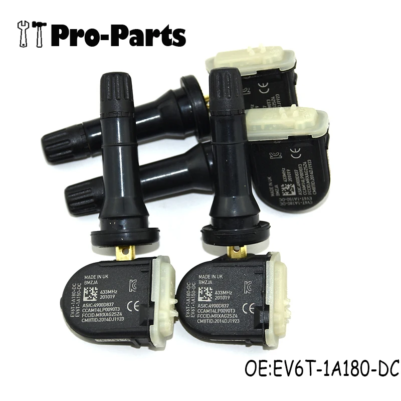 New EV6T-1A180-DC TPMS Tire Pressure Sensor 433MHz EV6T1A180CB EV6T-1A150-CB For Ford B-Max Fiesta Kuga Ecosport EV6T-1A10-DC
New EV6T-1A180-DC TPMS Tire Pressure Sensor 433MHz EV6T1A180CB EV6T-1A150-CB For Ford B-Max Fiesta Kuga Ecosport EV6T-1A10-DC
