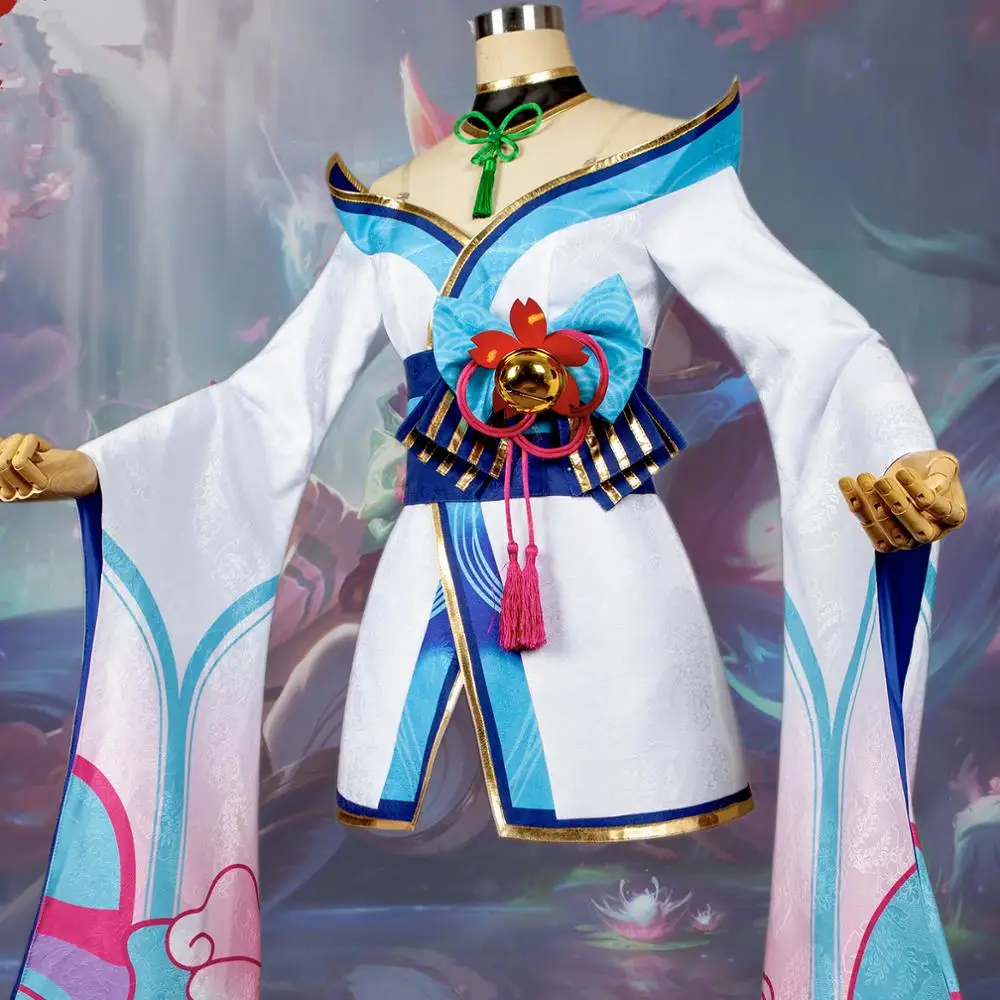 Ahri LOL Lotus Flower Lolita Kimono Customized Cosplay Costume Uniform Free Shipping F
Ahri LOL Lotus Flower Lolita Kimono Customized Cosplay Costume Uniform Free Shipping F