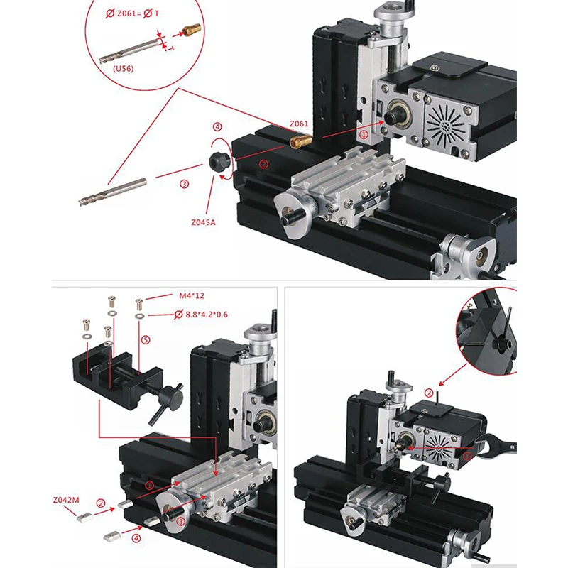 High-power Miniature Metal Horizontal Milling Machine DIY Tool Metal Horizontal Milling Machine
High-power Miniature Metal Horizontal Milling Machine DIY Tool Metal Horizontal Milling Machine