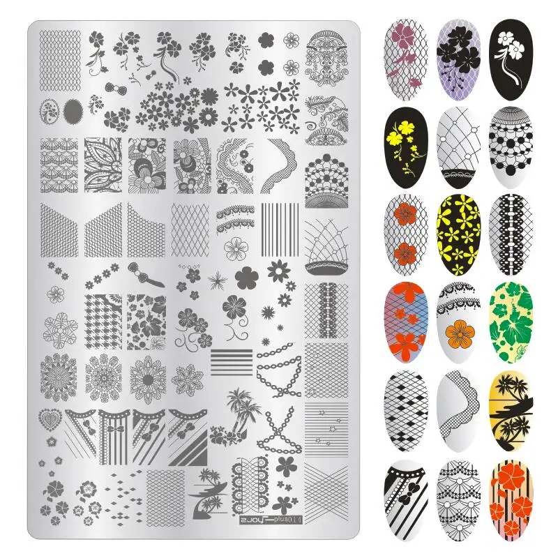 1PC 14.5*9.5cm Plus Nail Stamping Plates Stainless Steel Image Nail Stamp Template Plates Stamping Plate Polish Stencil Zjoy
1PC 14.5*9.5cm Plus Nail Stamping Plates Stainless Steel Image Nail Stamp Template Plates Stamping Plate Polish Stencil Zjoy