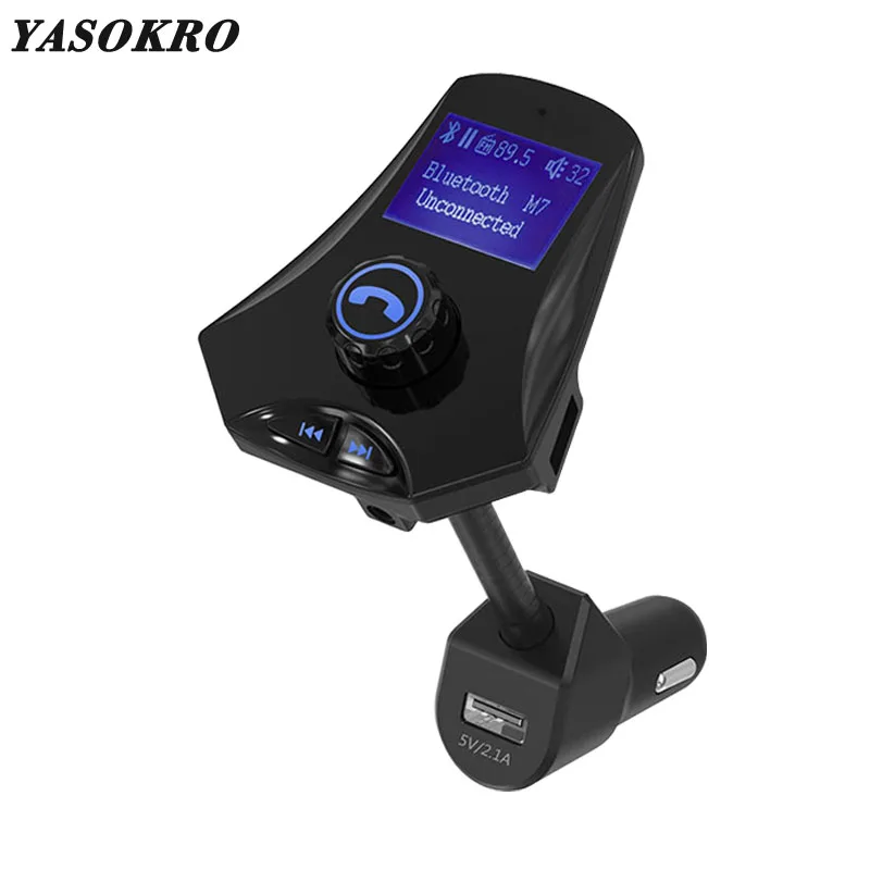 Bluetooth-compatible Car Kit Car MP3 Audio Player FM Transmitter Modulator 3.1A USB Car Charger Support AUX IN/OUT
Bluetooth-compatible Car Kit Car MP3 Audio Player FM Transmitter Modulator 3.1A USB Car Charger Support AUX IN/OUT