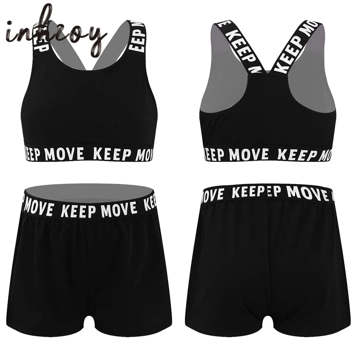 Kids Girls Tank Top Bra with Shorts Set Ballet Dance Workout Sport Gymnastics Leotard Outfit Set
Kids Girls Tank Top Bra with Shorts Set Ballet Dance Workout Sport Gymnastics Leotard Outfit Set
