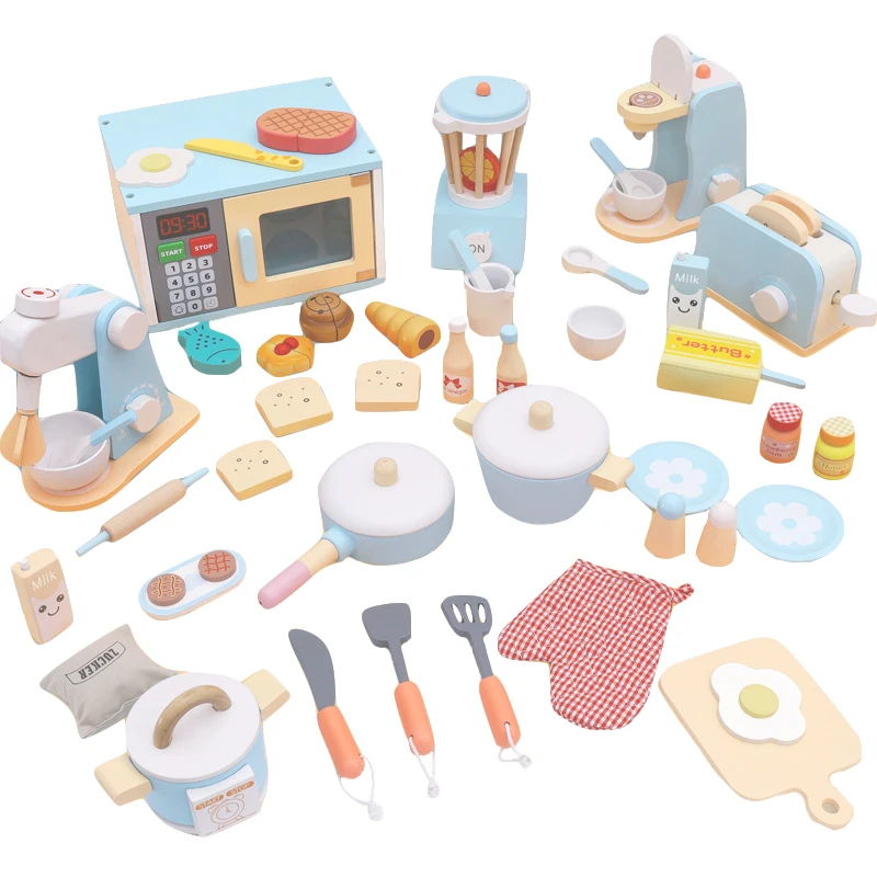 Children Wooden Kitchen Pretend Play House Toy Montessori Early Education Puzzle Simulation Kitchen Set Series Baby Fun Toy Gift
Children Wooden Kitchen Pretend Play House Toy Montessori Early Education Puzzle Simulation Kitchen Set Series Baby Fun Toy Gift
