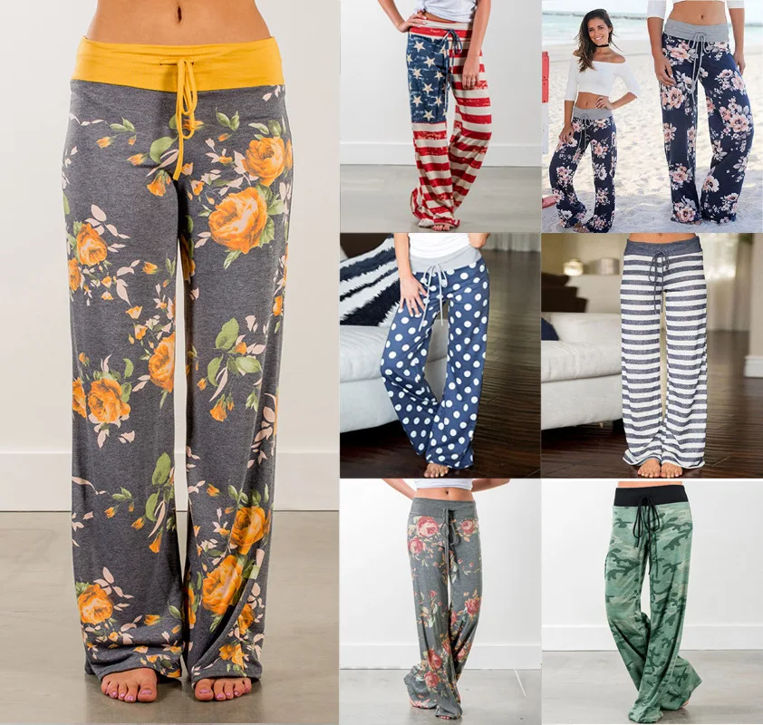 Summer Autumn Women Loose Lace-up Trousers Camouflage Printed Long Pants Pilates Joggers Straight-leg Pants Wide Leg Baggy
Summer Autumn Women Loose Lace-up Trousers Camouflage Printed Long Pants Pilates Joggers Straight-leg Pants Wide Leg Baggy