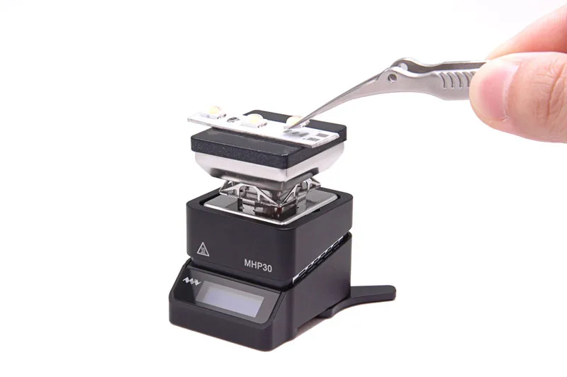 MHP30 Mini Hot Plate Preheater 30*30mm Heating Area Constant Temperature heating Table 300 degree Intelligent Heating Tool
MHP30 Mini Hot Plate Preheater 30*30mm Heating Area Constant Temperature heating Table 300 degree Intelligent Heating Tool