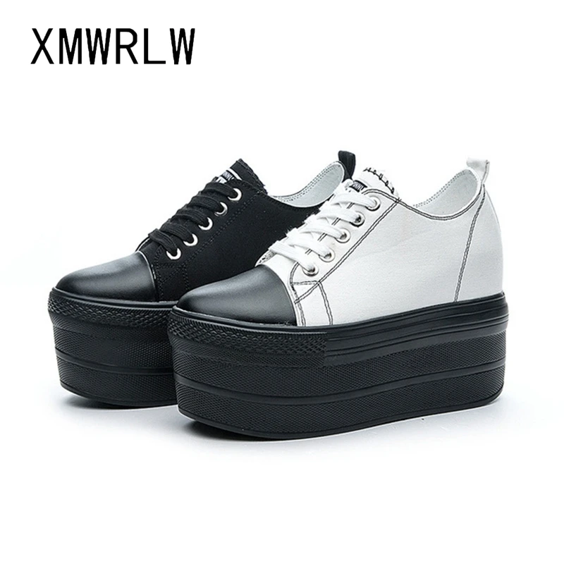 XMWRLW Women's Platform Sneakers 2020 Autumn Lace up Casual Sneakers For Woman Canvas Shoes Thick Sole Ladies Platform Sneaker
XMWRLW Women's Platform Sneakers 2020 Autumn Lace up Casual Sneakers For Woman Canvas Shoes Thick Sole Ladies Platform Sneaker