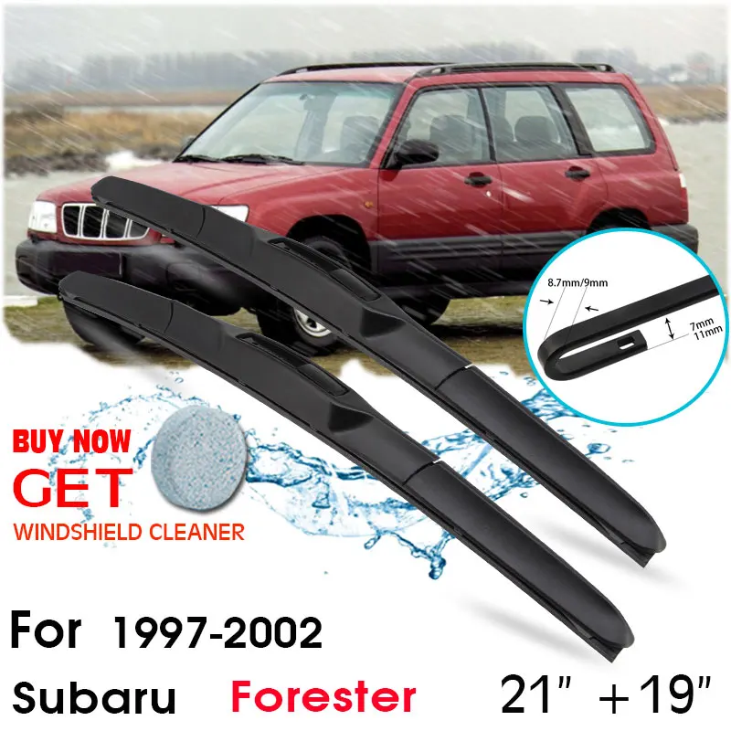 Car Wiper Blade Front Window Windshield Rubber Silicon Refill Wipers For Subaru Forester 1997-2002 21"+19" Car Accessories
Car Wiper Blade Front Window Windshield Rubber Silicon Refill Wipers For Subaru Forester 1997-2002 21"+19" Car Accessories