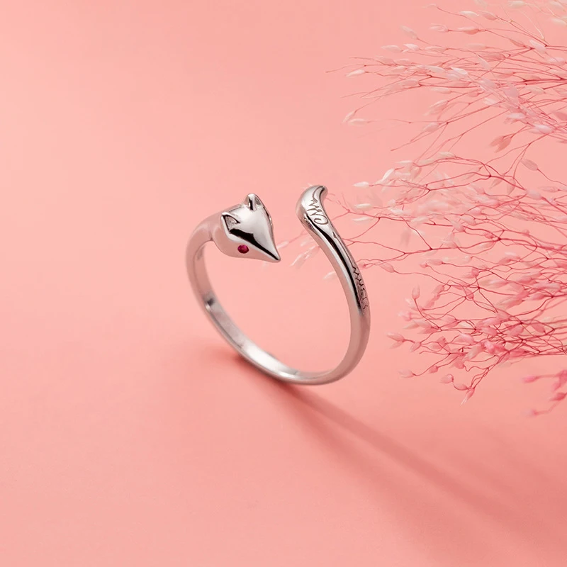 MIQIAO Fox Ring 925 Sterling Silver Adjustable Female For Women Accessories Charm Unusual Cool Stuff Fashion Temperament Gift
MIQIAO Fox Ring 925 Sterling Silver Adjustable Female For Women Accessories Charm Unusual Cool Stuff Fashion Temperament Gift