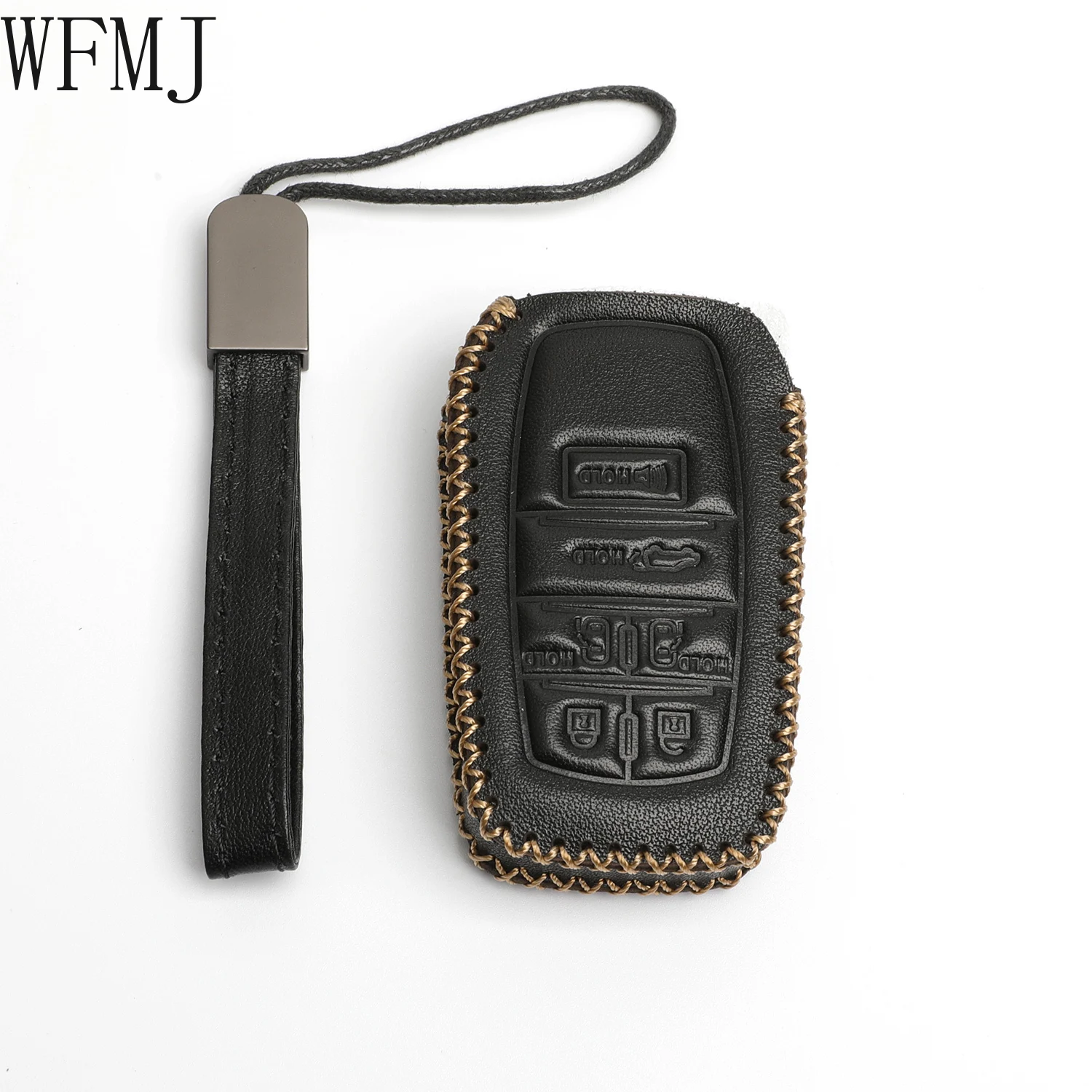 WFMJ Black Leather for 2021 2022 Toyota Sienna 6 Buttons Key Fob Case Holder Cover Chain
WFMJ Black Leather for 2021 2022 Toyota Sienna 6 Buttons Key Fob Case Holder Cover Chain
