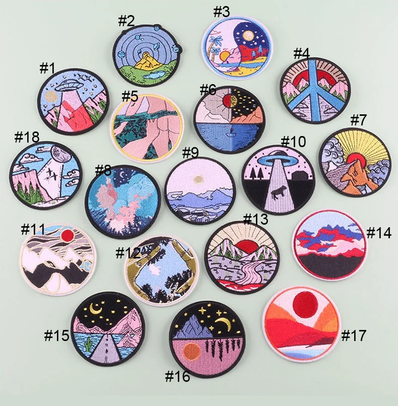 I'm Not Alone Day to Night Starry Sky Brilliant Mountains UFO Explore Outdoor Patch Embroidered Applique Iron On Sew On Emblem
I'm Not Alone Day to Night Starry Sky Brilliant Mountains UFO Explore Outdoor Patch Embroidered Applique Iron On Sew On Emblem